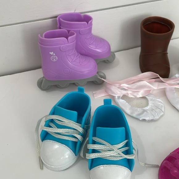 18” Doll Shoes Accessories Inline Skates Boots Sneakers Sandals Ballet Slippers - Picture 10 of 12